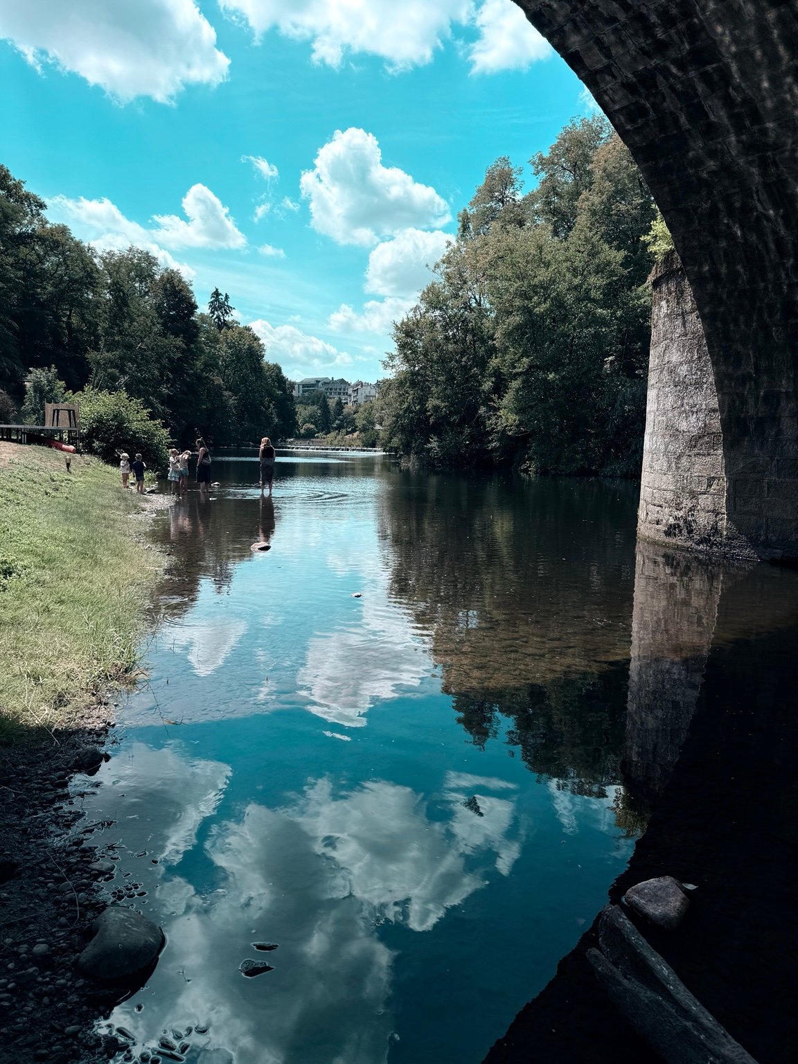 De rivier bij Aimée Porcher